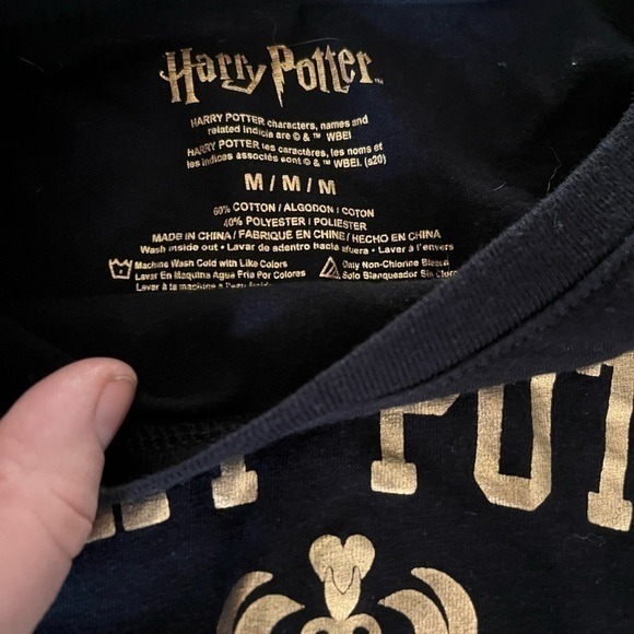 Harry Potter Crop black t-shirt size medium - Picture 2 of 2
